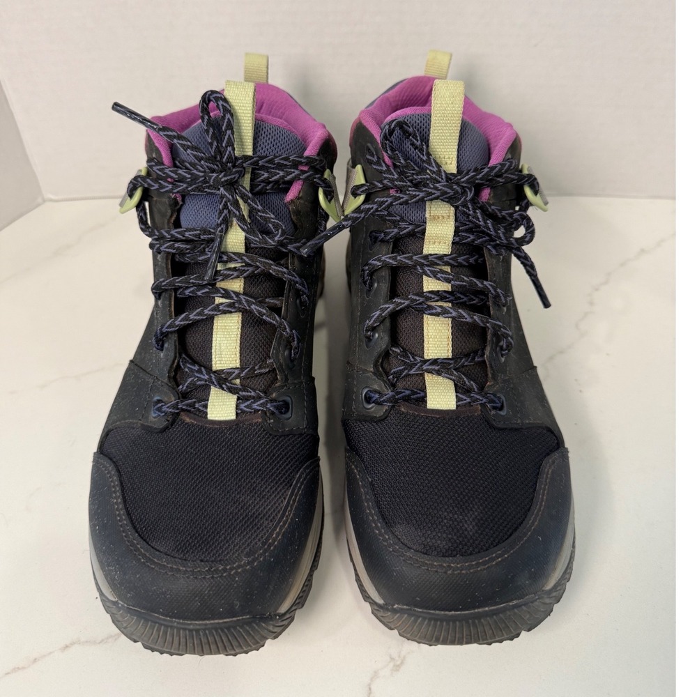Teva Grandview GTX Waterproof Hiking Boots Black Purple Vibram 1106832 Womens 8 - Picture 3 of 7